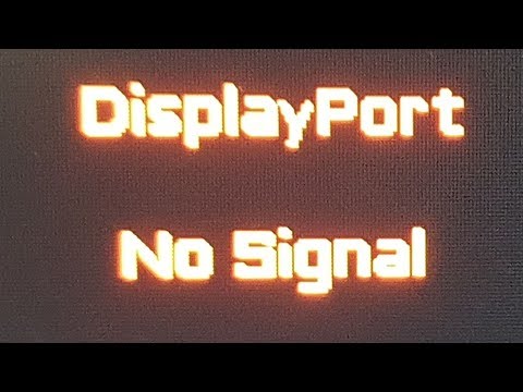 🚩 Nvidia DisplayPort нет сигнала не работает черный экран