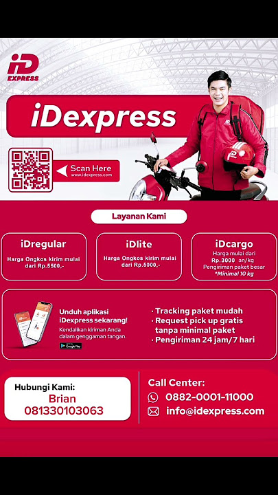 yuk kirim paket melalui ID EXPRESS CEPAT DAN AMAN
