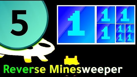 Baba Is You + Reverse Minesweeper (world 5 - FULL META)
