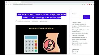 AGS Gestation Calculator screenshot 4