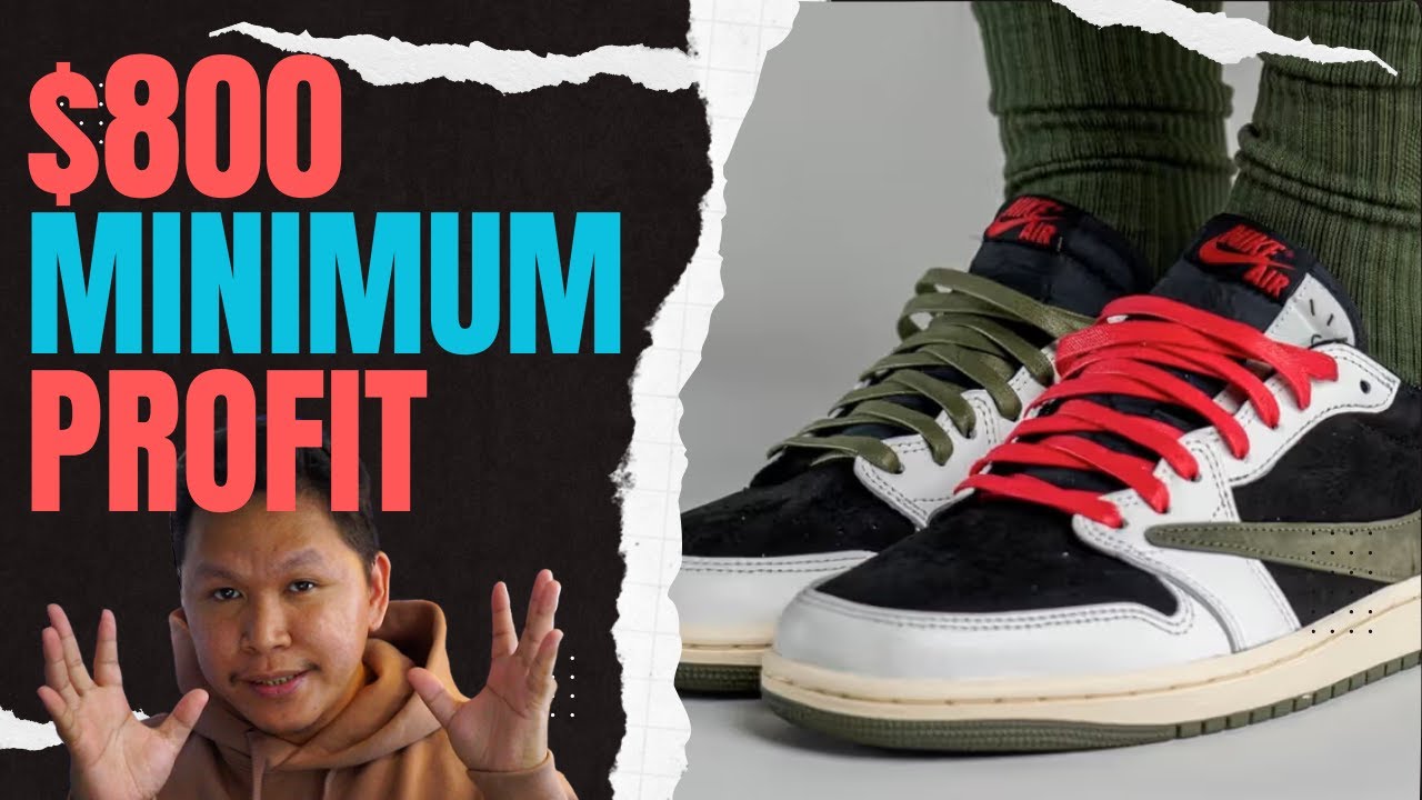 Travis Scott Jordan 1 Low Olive Resale Analysis YouTube