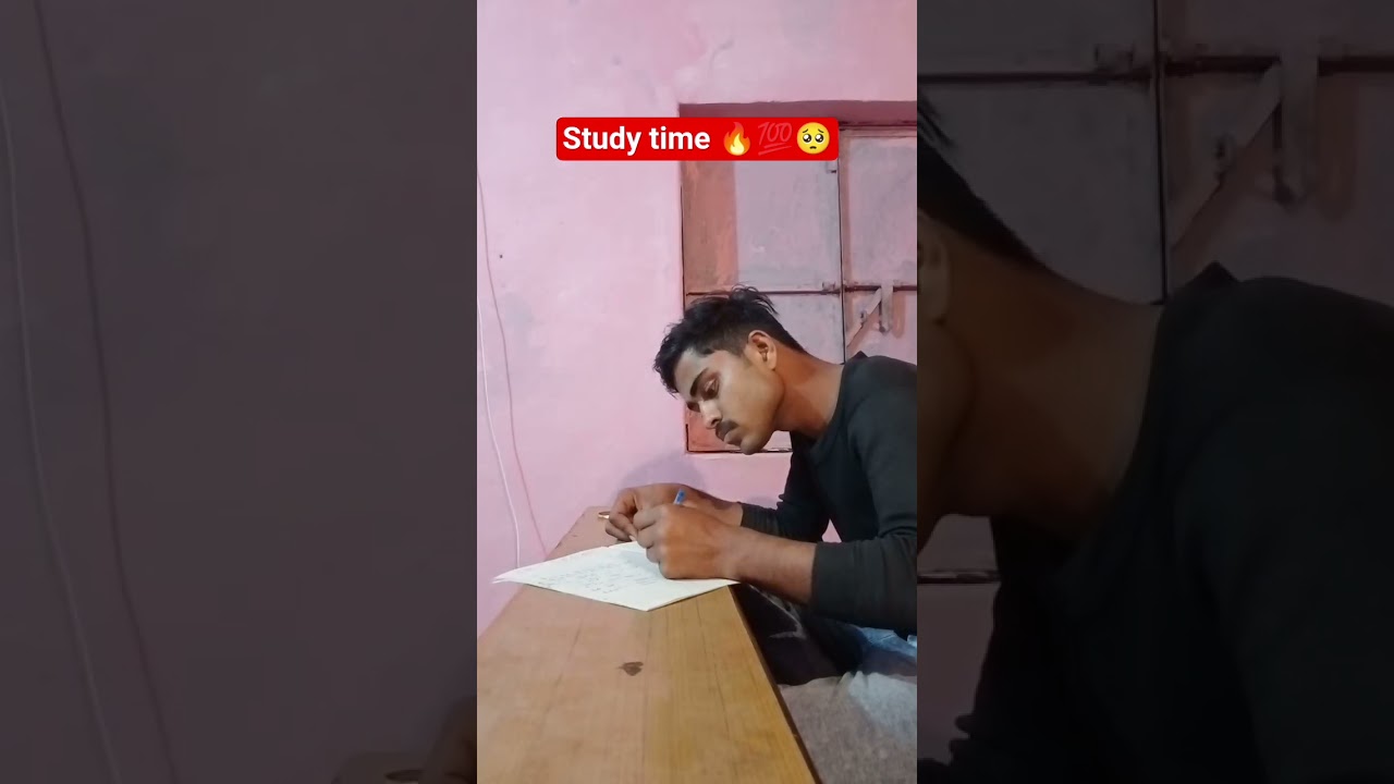 study time 🔥💯🥺