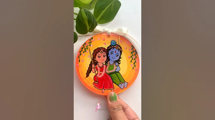 Painting On Glass 😱 #shorts