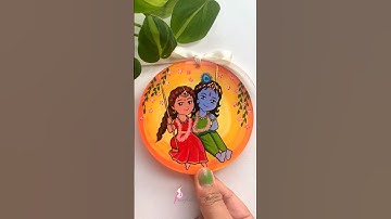 Painting On Glass 😱 #shorts