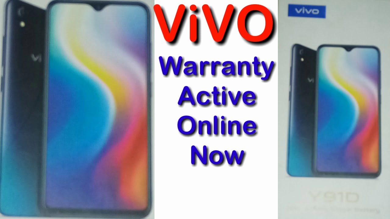 How to active Vivo Mobile warranty start YouTube