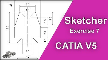 CATIA V5 Tutorial by Masoud Pourghavam--Sketcher Exercise 7--SOLID PLANET