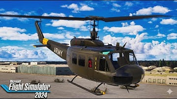 The Legendary UH-1 Huey Arrives in MSFS 2024 — Stranger Things Add-On