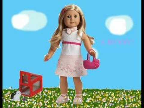 American Girl doll Easter E-card for Emmy - YouTube