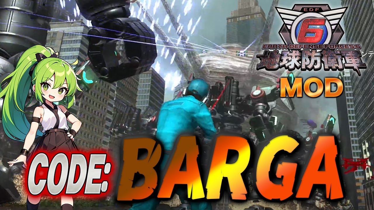 【EDF6 MOD】コードネーム：ＢＡＲＧＡ（バルガ）【地球防衛軍6】