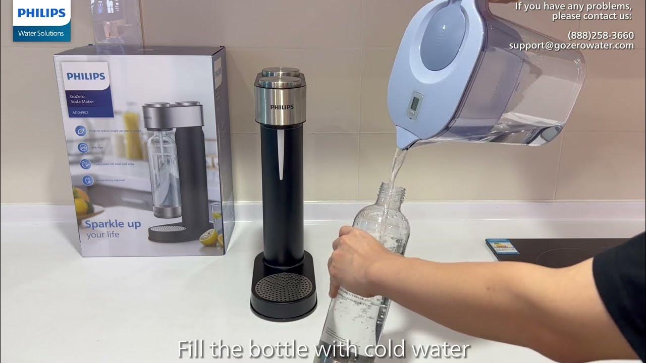 Quick start guide of Philips GoZero™ Soda maker 