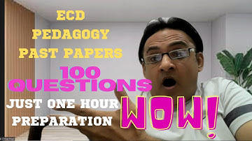 TLS ECD PEDAGOGY |SAMPLE PAPER FOR UPCOMING EXAM|| IMPORTANT QUESTIONS|| IMPORTANT TERMS||