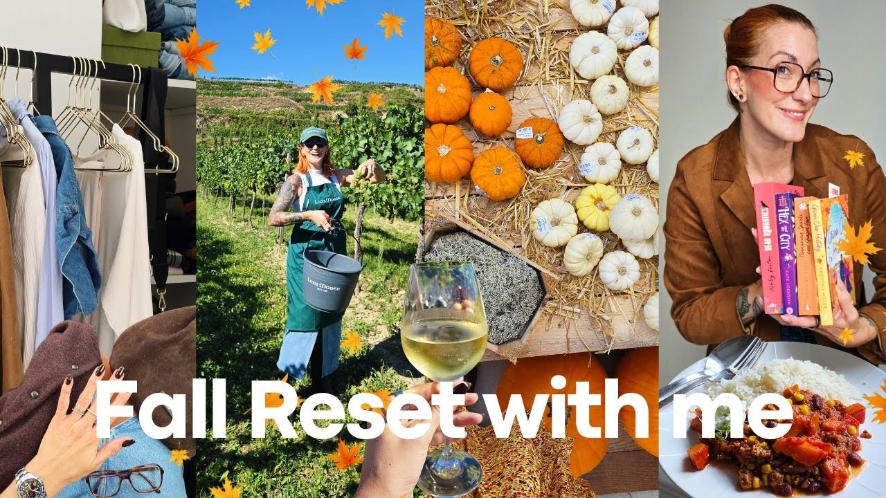 Cosy Fall Reset 🍂✨ Putzen, Kleiderschrank umstellen, herbstlich kochen & Weinlese