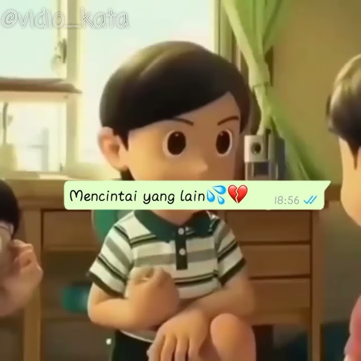 Fake chat sedih doraemon
