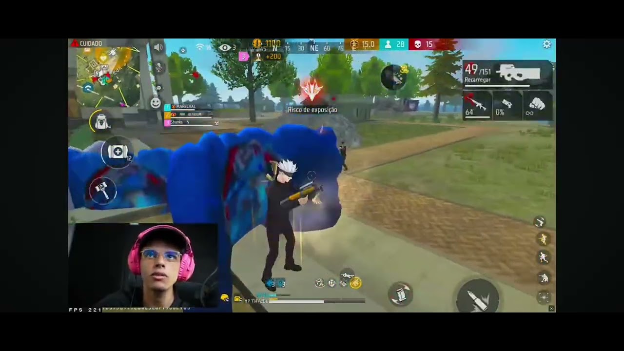 Isso, marechal carregar nobru em live.faz 30kil😬😂