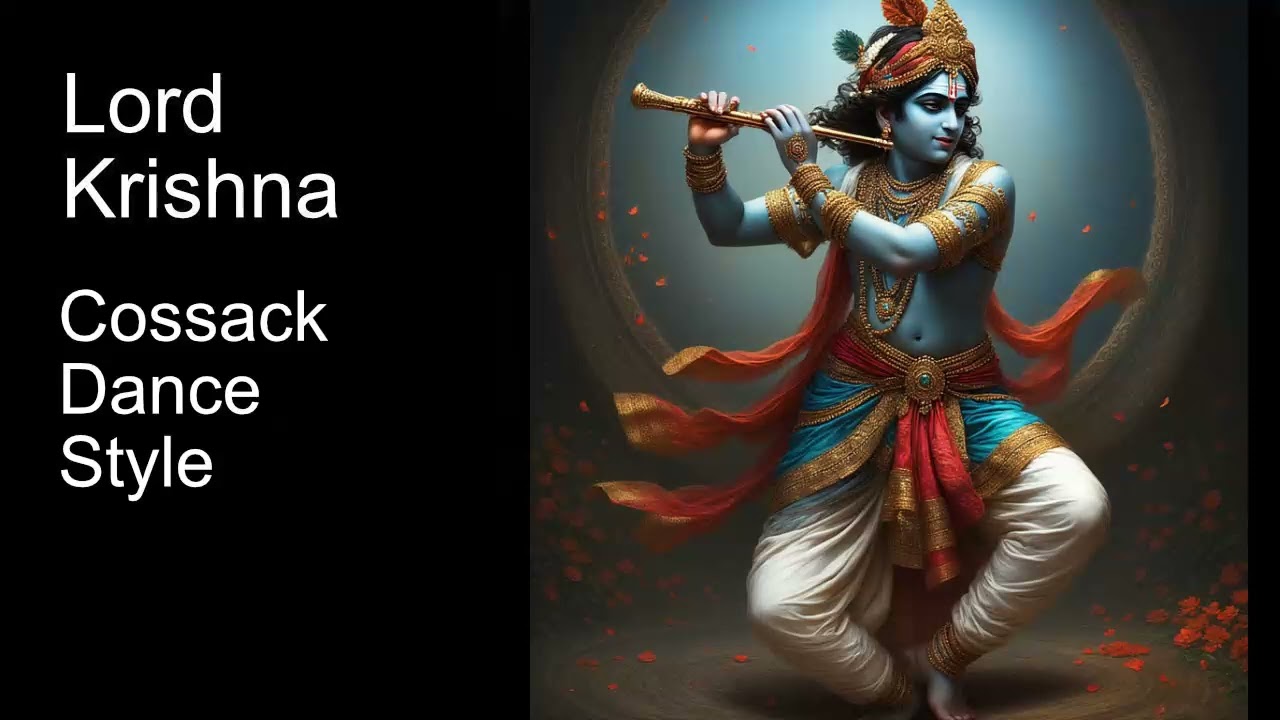 AI-generated, Cossack Dance style Sri Krishna Music 5