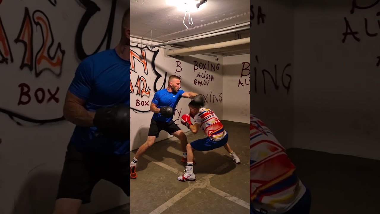 Отец готовит из своего сына чемпиона по боксу! (@alinmma12)