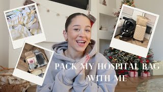 Pack my hospital bag with me ♡ | 35+5 weeks pregnant