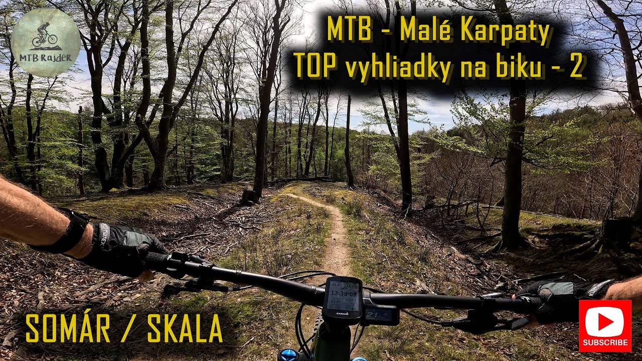 TOP vyhliadky na biku 2 #Malé Karpaty #MTB po trailoch #somar #skala #GoPro Hero 12