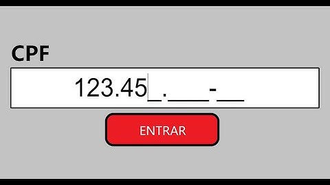 Máscara de CPF Definitiva (JavaScript Puro) Otimizado e Corrigido