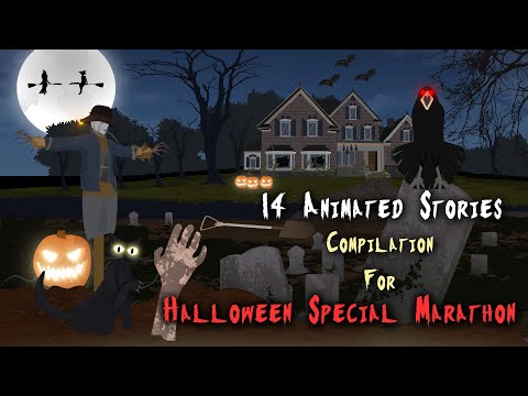 14 Animated Stories Compilation for Halloween Special Marathon