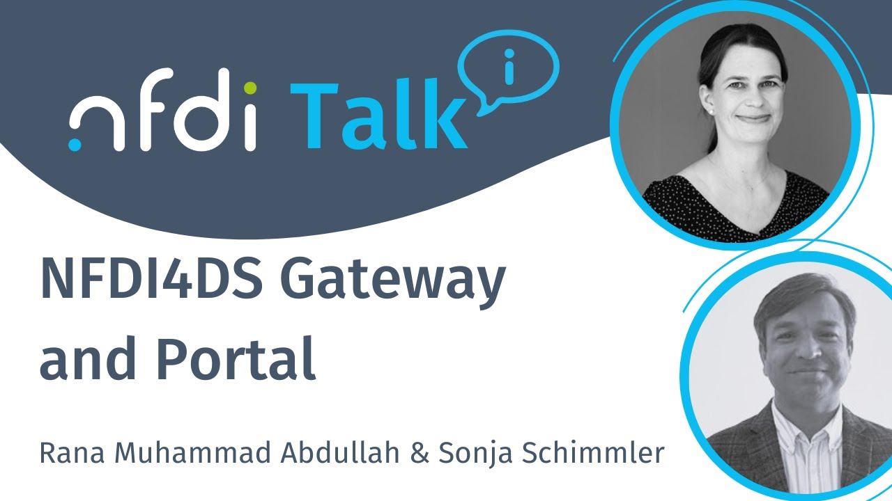 NFDITalk (7 July 2025): NFDI4DS Gateway and Portal - YouTube