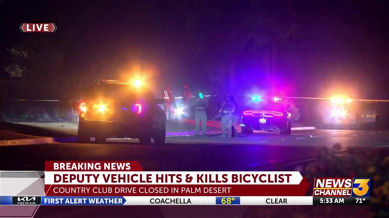 Bicyclist killed in Palm Desert collision with Riverside County Sheriff ...