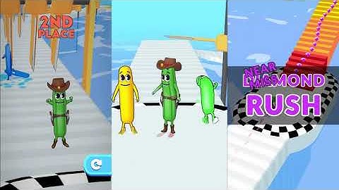 Wacky Run NOOB vs PRO vs HACKER gameplay android, ios part 3 | Gameplay A&I