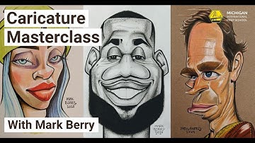 Michigan International Prep School Presents: Caricature Masterclass with Mark Berry