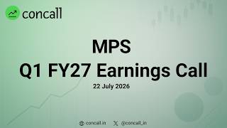 MPS Q1 FY27 Earnings Conference Call | Concall.in