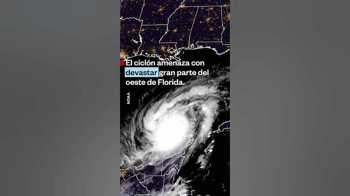 Así se ve el ojo del huracán Milton | Noticias Telemundo