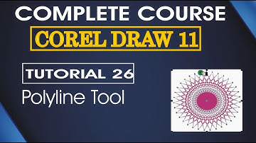 Corel Draw full Course in Urdu/Hindi | How to polyline tool 2  in corel draw|Amriya Official