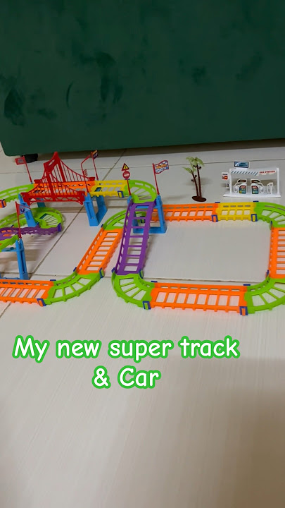 #shorts #unboxing #new #supertrack #car #toy #cute #baby