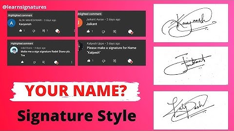 How to do your name signature style All letter signature style. signature kaise kare aapka