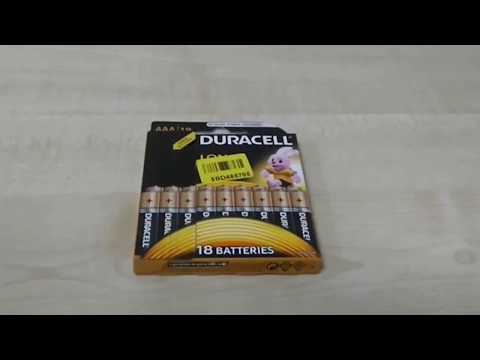 Распаковка - батарейки Duracell AAA из Rozetka.com.ua