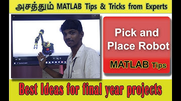 Pick and Place Robot using Arduino and 3D Animation  | அசத்தும் EMBEDDED Project | தமிழில்| in Tamil