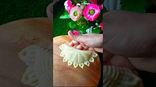 খুব সহজে চমৎকার পুলি পিঠার ডিজাইন 😱 #shorts #shortvideo