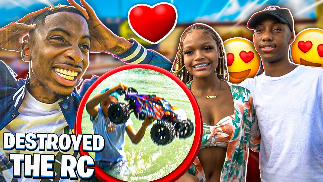 pranks to do on your mom JAY FINALY MEETS HIS CRUSH EMILY! ( I CRASHED THE RC CAR IN POND)
