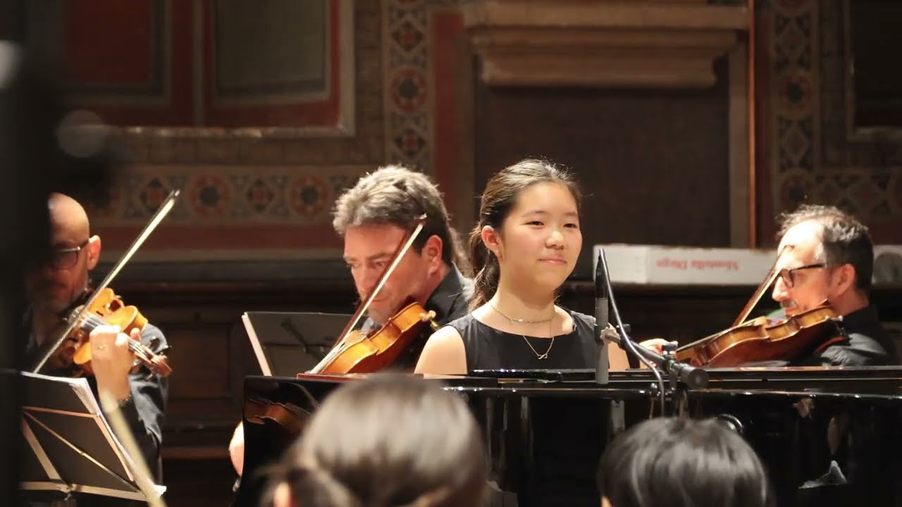 Selena Zhang - L V Beethoven Piano Concerto N°3 in C minor Op 37, I (Face-On View)