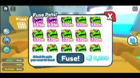 What happens when you fuse 3 Golden Happy Computers | Pet Simulator X