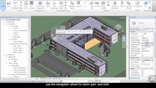 (REVIT) Viewing The Model 3D (3/6)