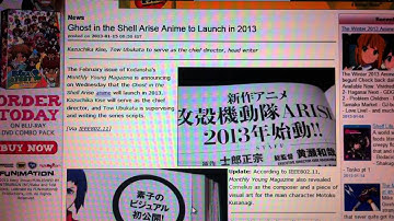 Ghost In The Shell: Arise TV Series