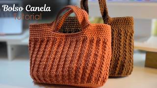 Bolso Canela | Tutorial Crochet💚Mayelin Ros