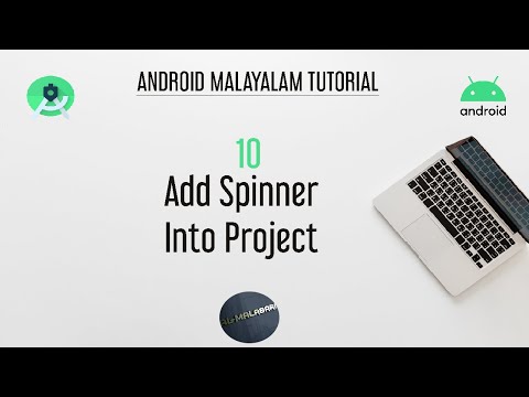 Android Studio Tutorial (Malayalam) - 10 - How to Use Spinner  | Al-Malabari #howto#android