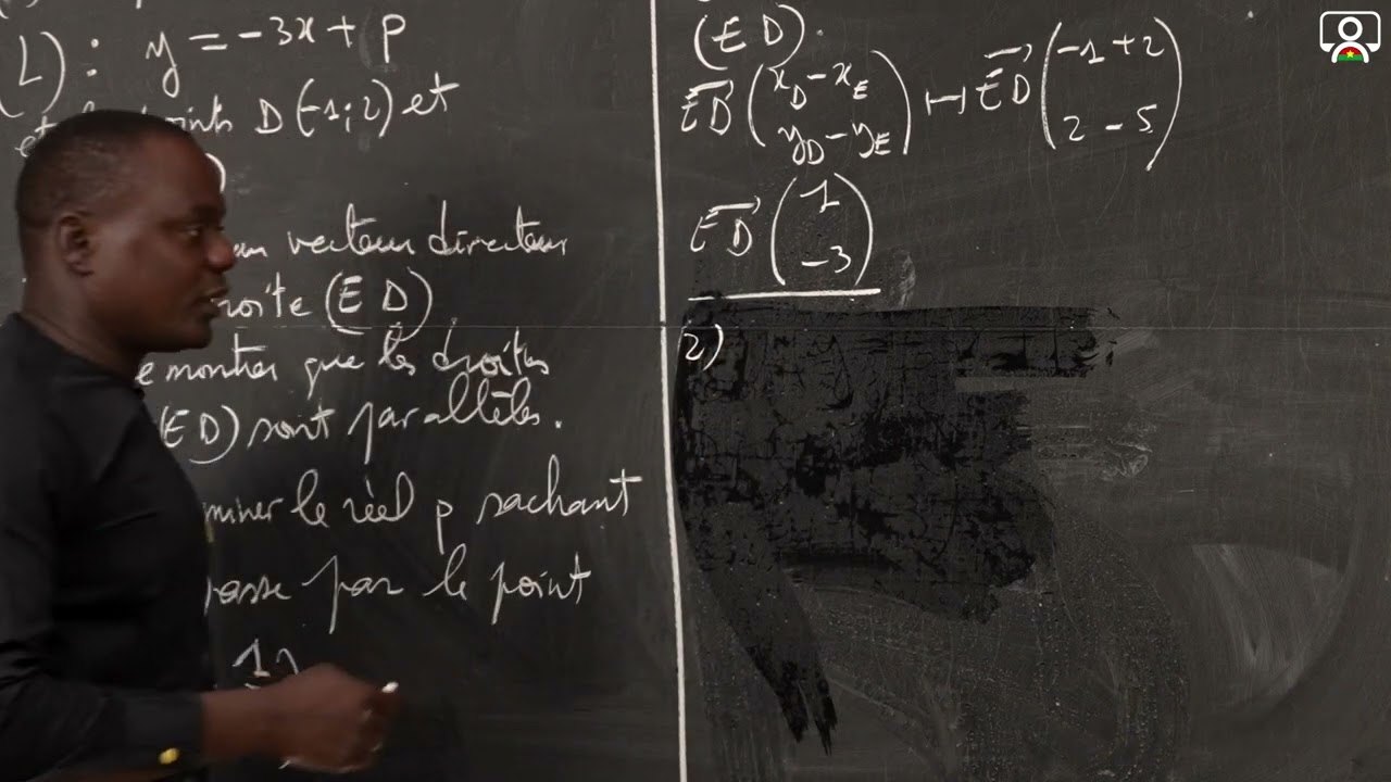Exercice - 3e - Maths - Activité géométrique : Equations de droite 4/4