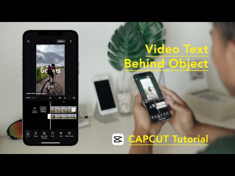 Video Teks Dibelakang Objek | Capcut Tutorial