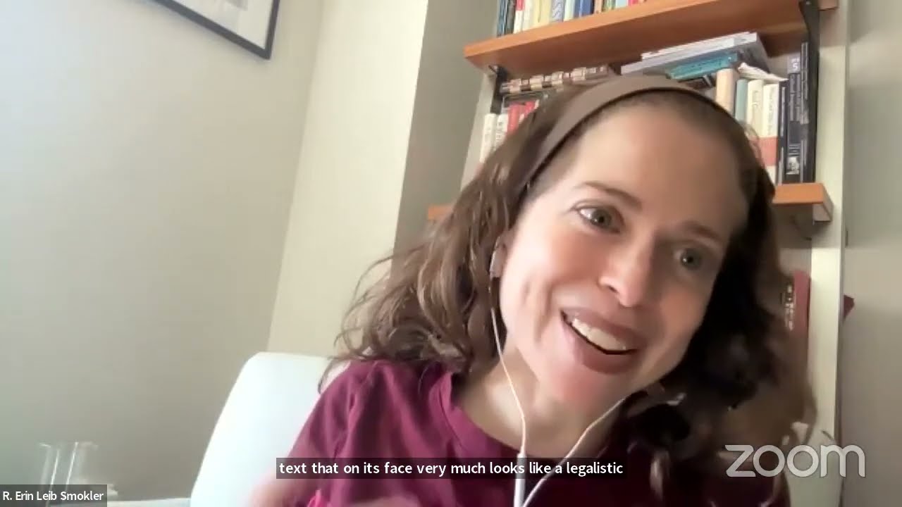 Text Study Siyyum #5 with Dr. Rabbi Erin Leib Smokler