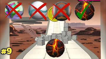 🏈Going Balls ; Super Speed Run Hard Walkthrough | Level 9 || los game || Arbaz Guru Gaming |