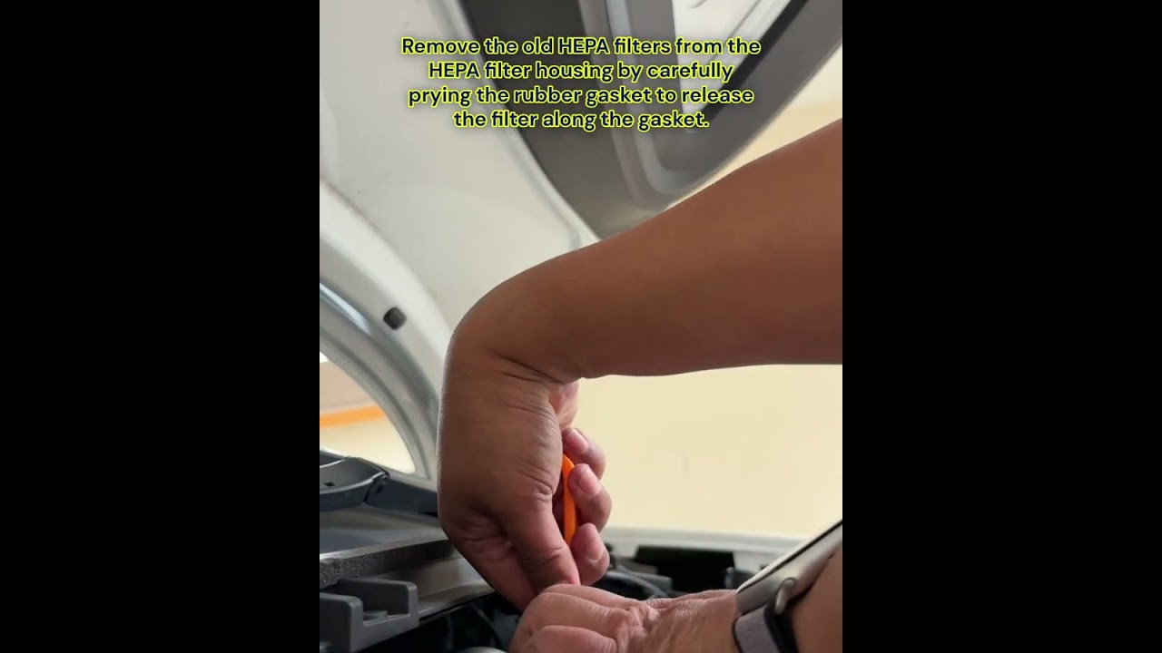 DIY Change HEPA Filter Tesla Model Y 2022