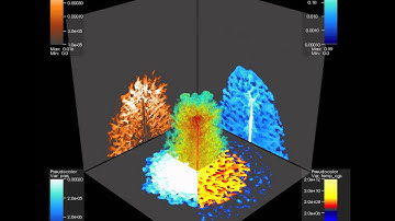 3D relativistic AGN jet in clumpy ISM