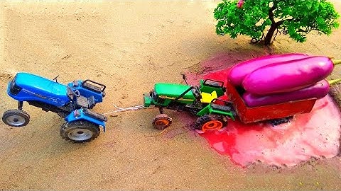 Diy tractor stuck in mud mini science project Part 24 || @topminiloading1935